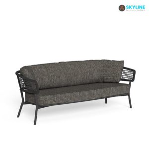 sofa đan màu đen