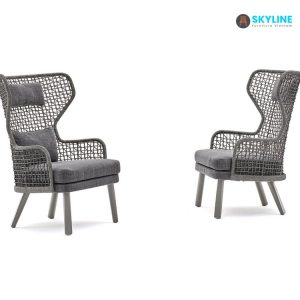 armchair đan dây png