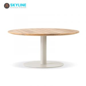 bàn chân thép mặt gỗ tự nhiên