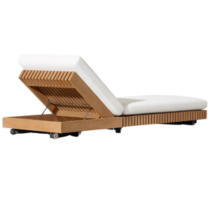 Ghế Tắm Nắng Ngoài Trời Gỗ Teak SKLG412