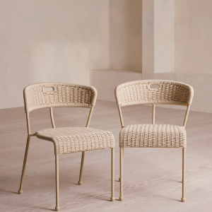 Ghế Ăn Ngoài Trời Đan Dây Dù SKLC145